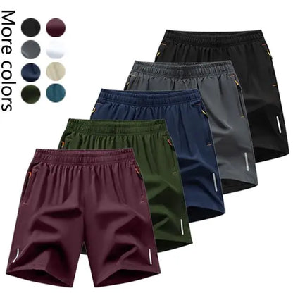 Men's 5-Pack Men’s Lightweight Athletic Shorts – Quick Dry Casual Drawstring Gym & Running Shorts