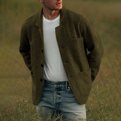 CLEARANCE SALE🔥 Men's Solid Color Fashion Jacket Coat Casual Jacket Coat