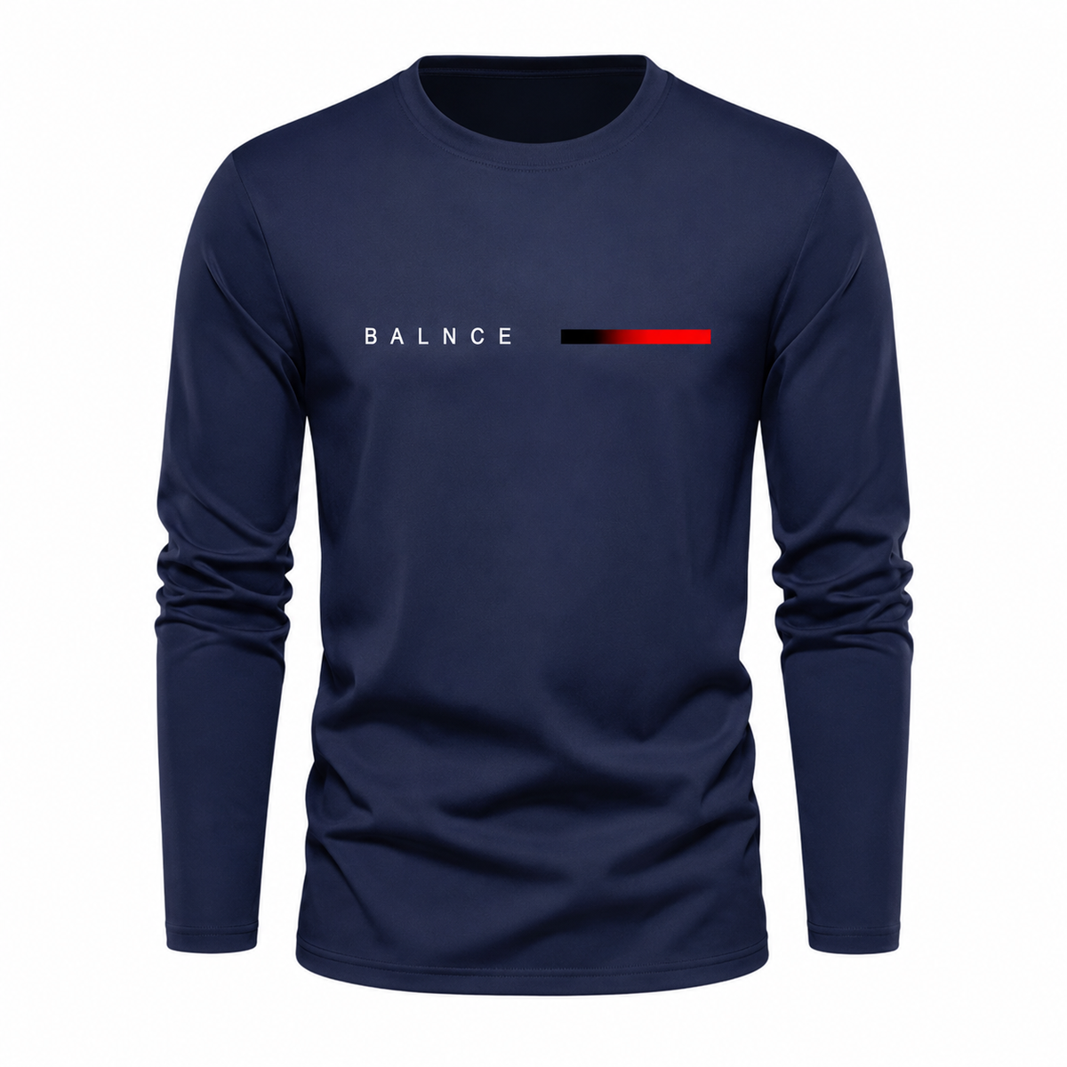 Men's Long Sleeve Casual Crew Neck T-Shirt | 5 Pack Lightweight Everyday Basic Tee