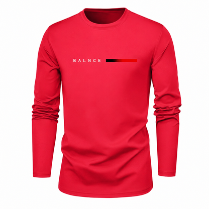 Men's Long Sleeve Casual Crew Neck T-Shirt | 5 Pack Lightweight Everyday Basic Tee