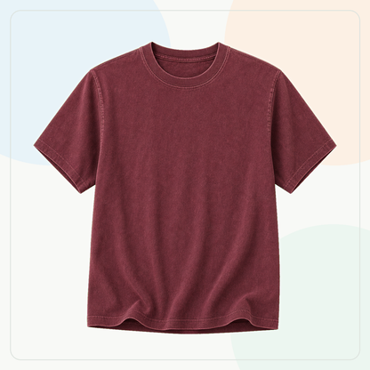 SUMMER FINAL SALE - Men's Garment-Dyed Crewneck Short Sleeve T-Shirt 14-Pack $37.99