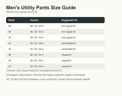 Men's Stretch Cargo Travel Pants