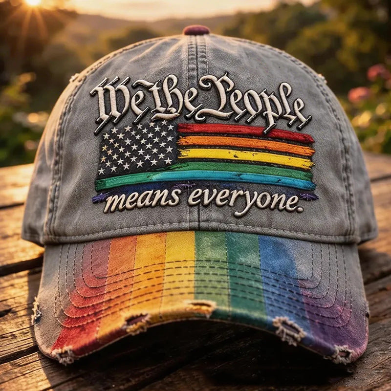 🧢✨Clearance Sale：9 pack for $36.99✨US 250th Anniversary Rainbow Colored Commemorative Hat