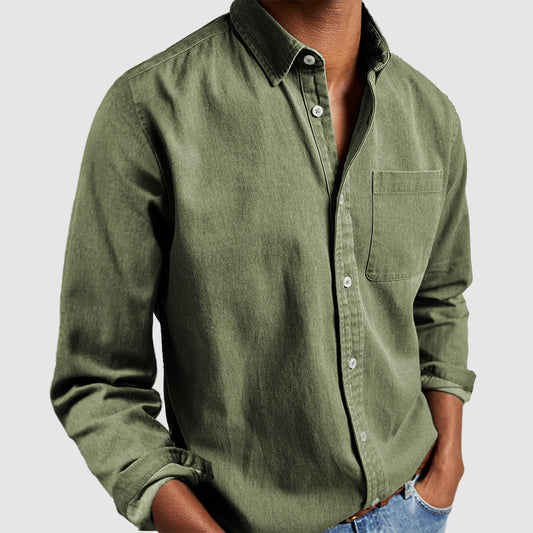 CLEARANCE SALE🔥 Men's Casual Cotton Basic Shirt