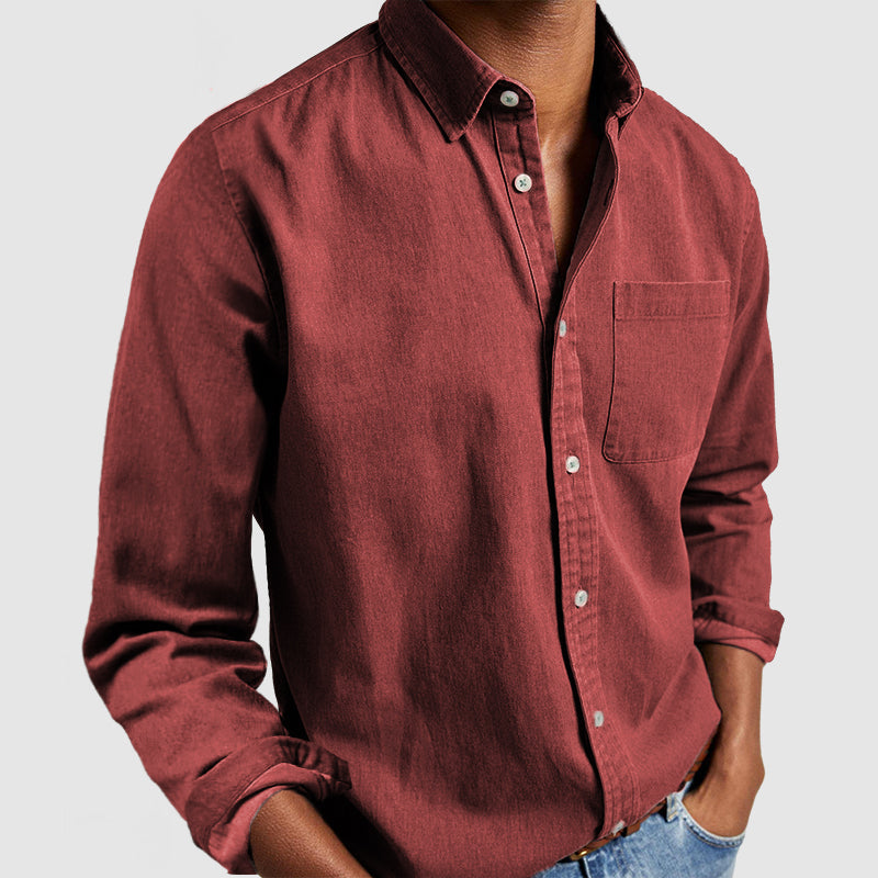 CLEARANCE SALE🔥 Men's Casual Cotton Basic Shirt