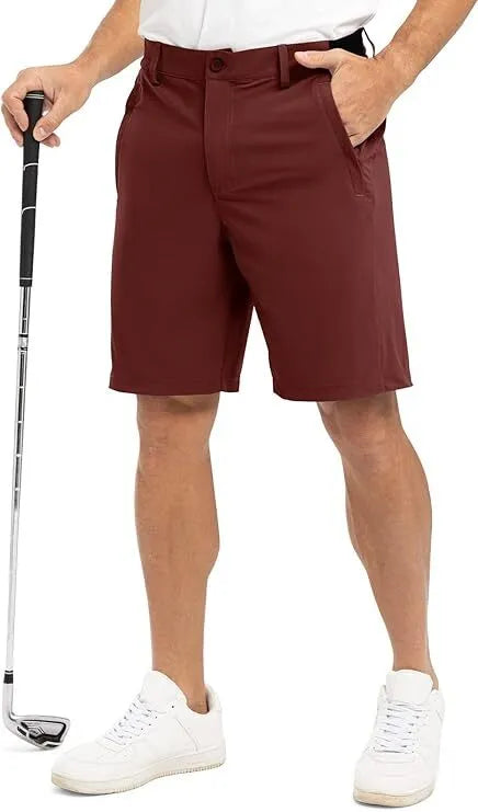 🔥Men's Golf Work Shorts Stretch Waistband Dry Fit