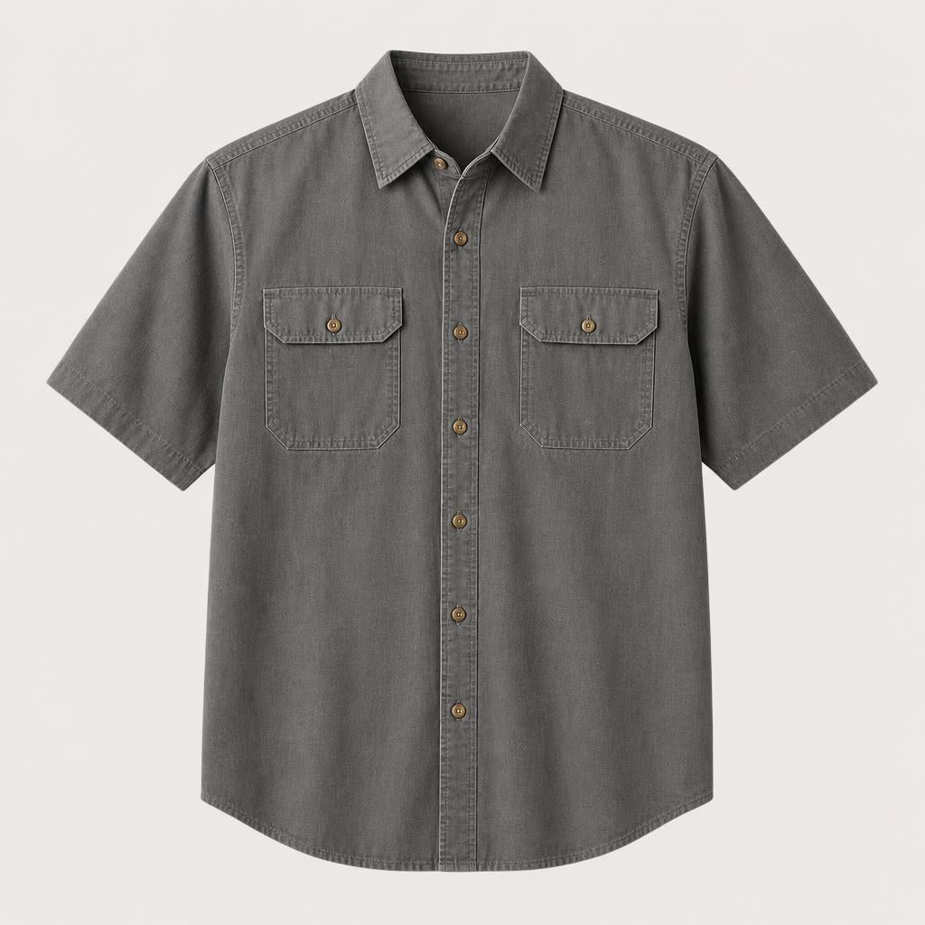 FINAL SALE⚡10 Packs for $34.99⚡- Men’s Short Sleeve Utility Work Shirt