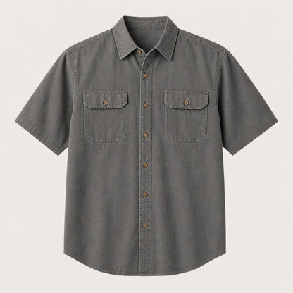 FINAL SALE⚡10 Packs for $34.99⚡- Men’s Short Sleeve Utility Work Shirt