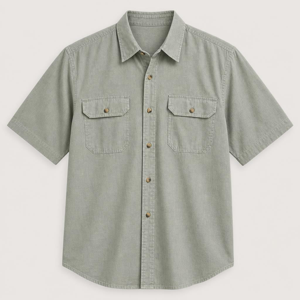 💯⚡10 Pack for $34.99⚡- Men’s Short Sleeve Utility Work Shirt