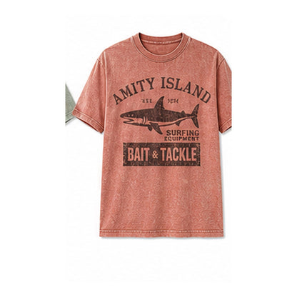CLEARANCE SALE - Men's Vintage Shark Bait & Tackle Graphic Tee - 14 Colors & Bundle Deals